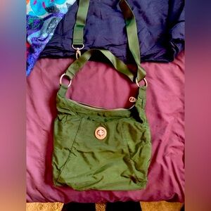 Army green shoulder bag